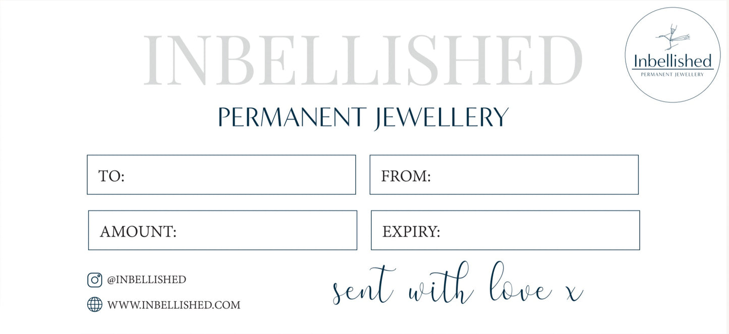 Permanent Jewellery Gift Voucher